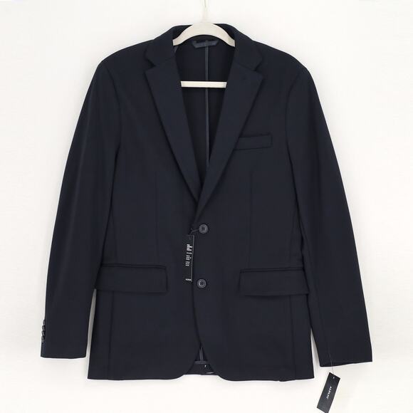 Alfani Men's Black Knit Stretch Rayon Casual Modern-Fit Suit Jacket Size S - Picture 1 of 3